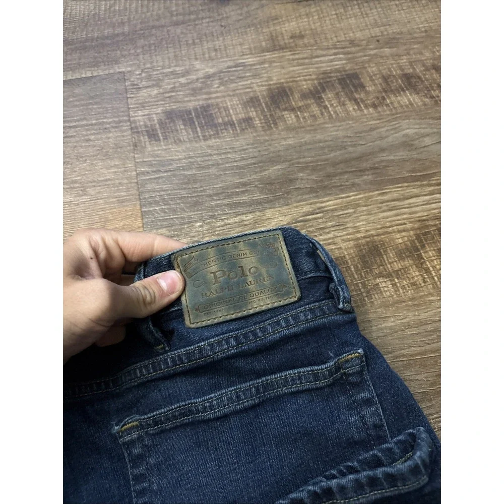 Polo Ralph Lauren Varick Slim Straight Mens Blue Jeans Lot of 2 38x34 Stretch